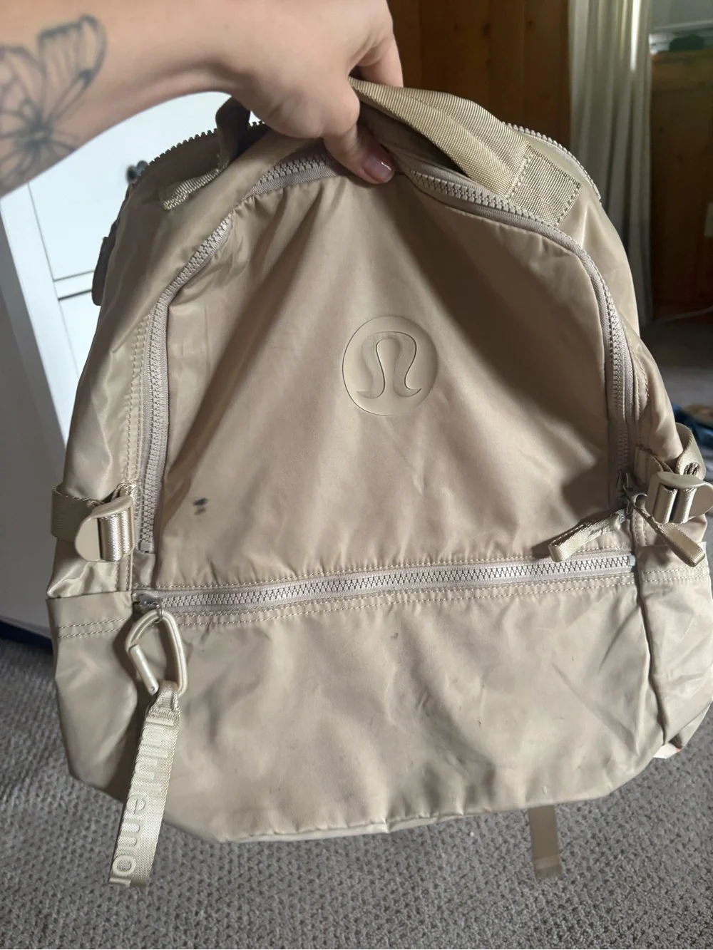 lululemon athletica Beige Compact Backpack